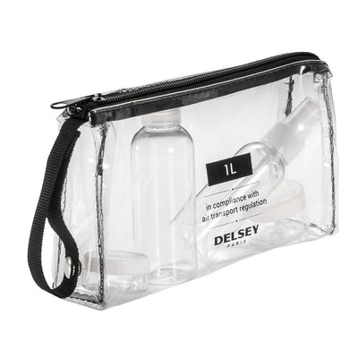 ESTUCHE CON FRASCOS PARA VIAJE