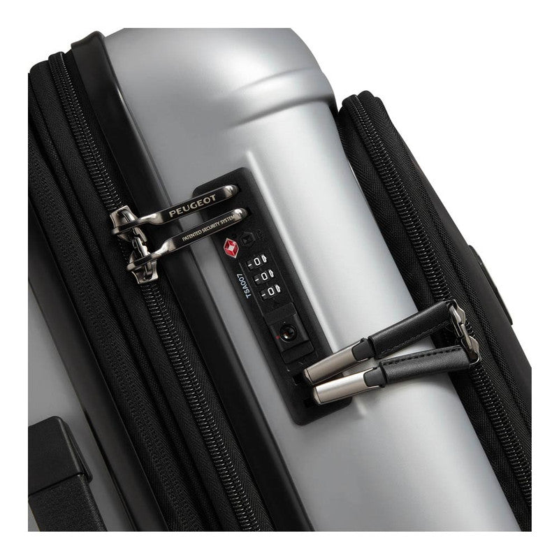VALIJA DE CABINA EXPANDIBLE 55 cm. c/ PORTANOTEBOOK PEUGEOT ZIP