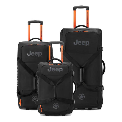 SET DE 3 BOLSOS CON CARRO IMPERMEABLES JEEP by DELSEY 5A