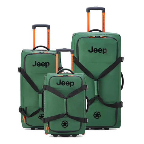 SET DE 3 BOLSOS CON CARRO IMPERMEABLES JEEP by DELSEY 5A
